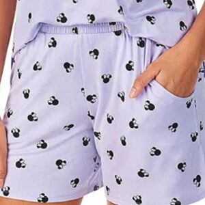 Disney Lavender Mickey Mouse Sleepwear shorts